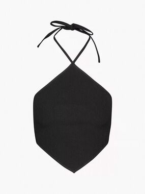 Babaton ROHE SCULPT KNIT HALTER TOP